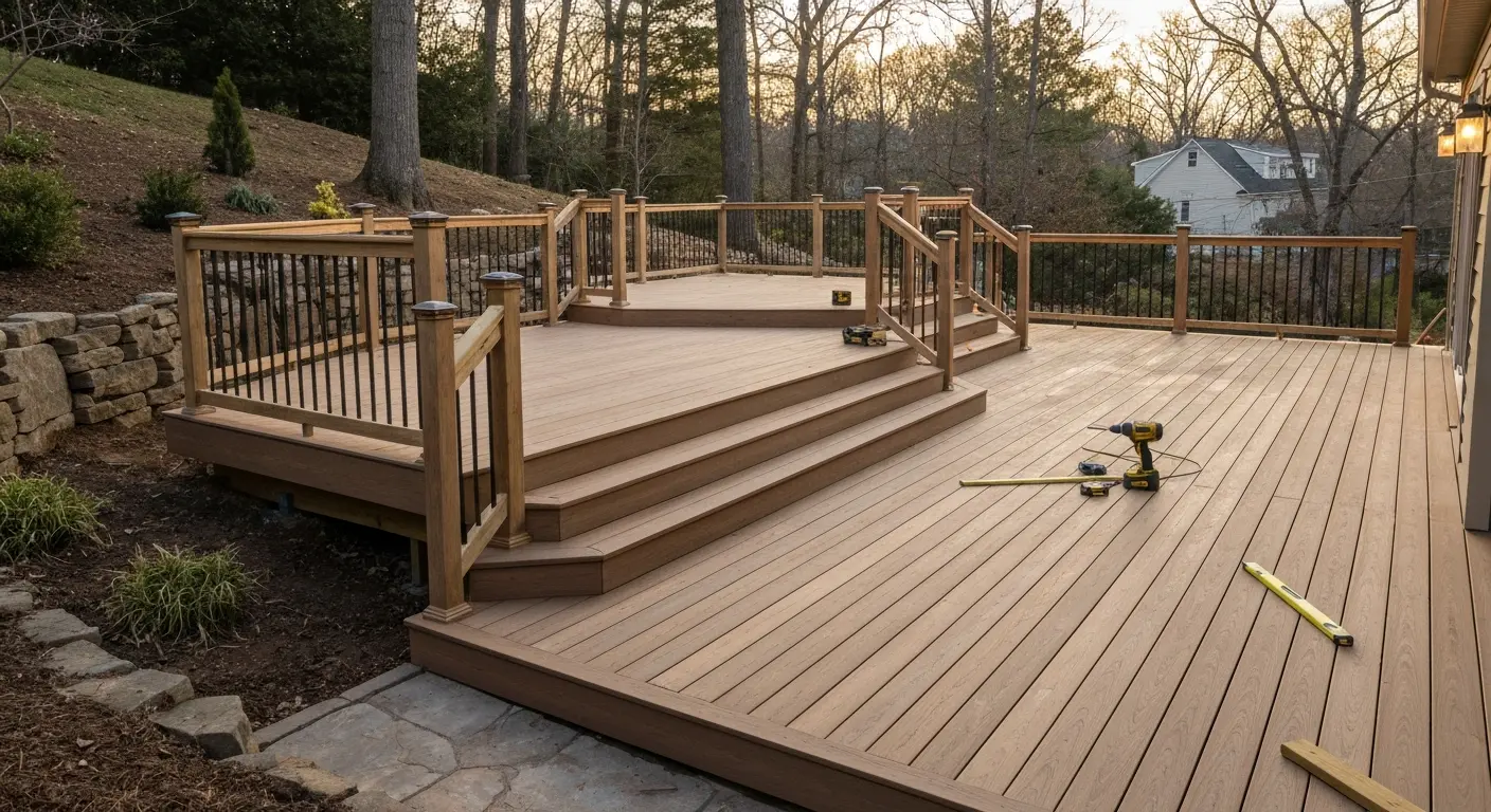 Multi-level deck project
