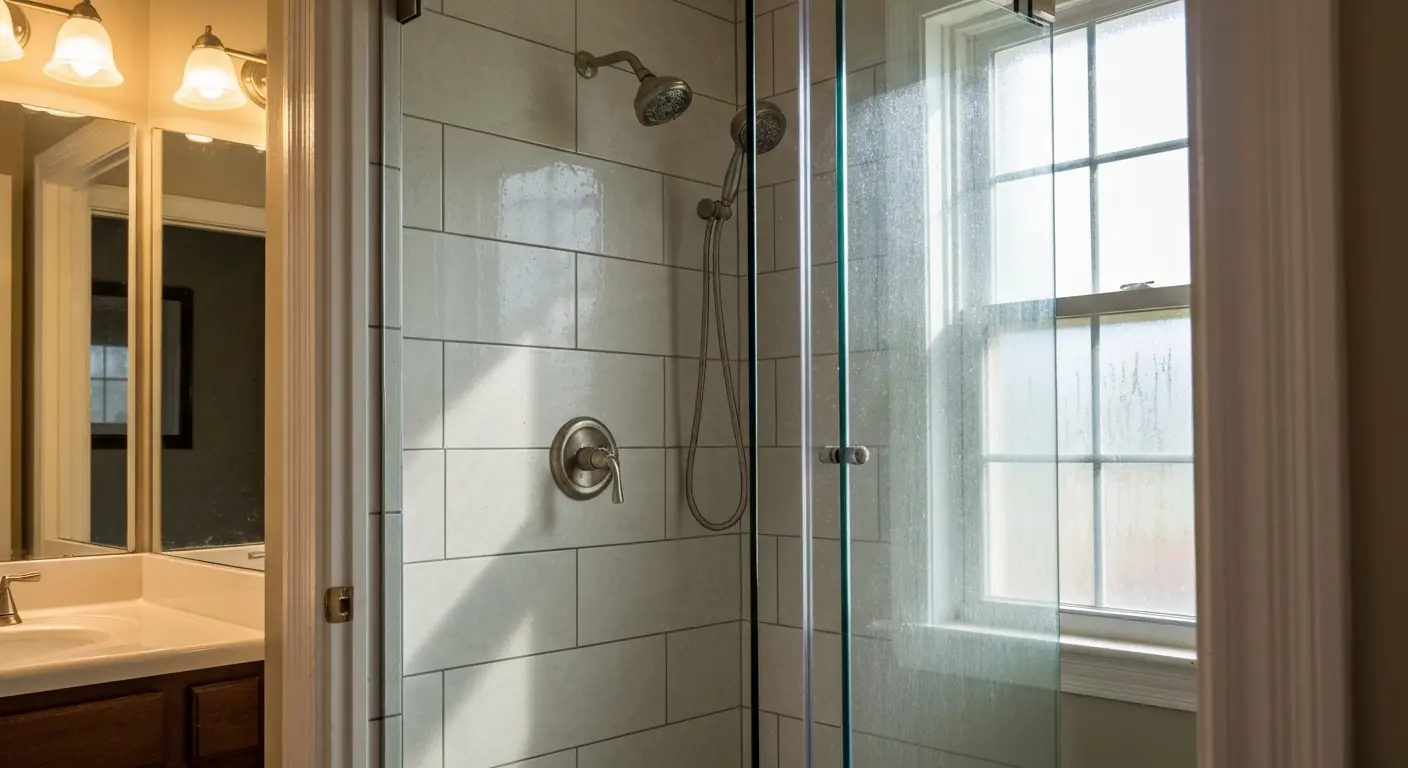 Walk-in shower installation