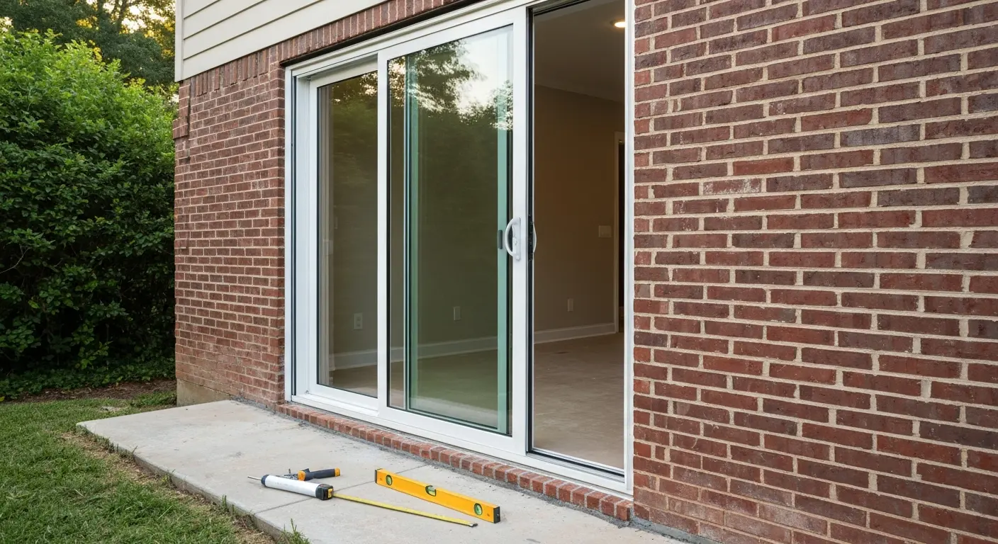 Patio door installation