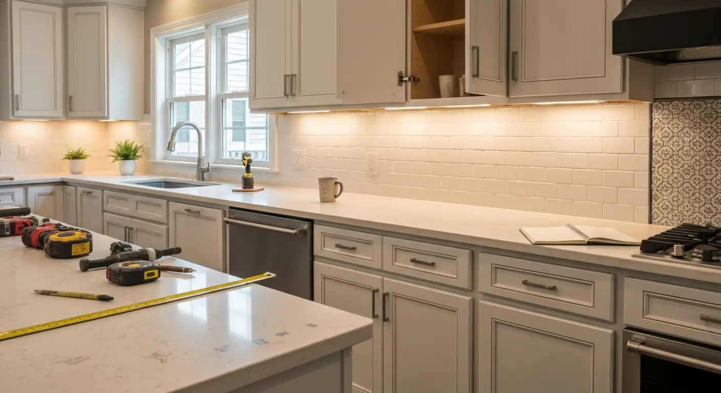 Kitchen renovation work