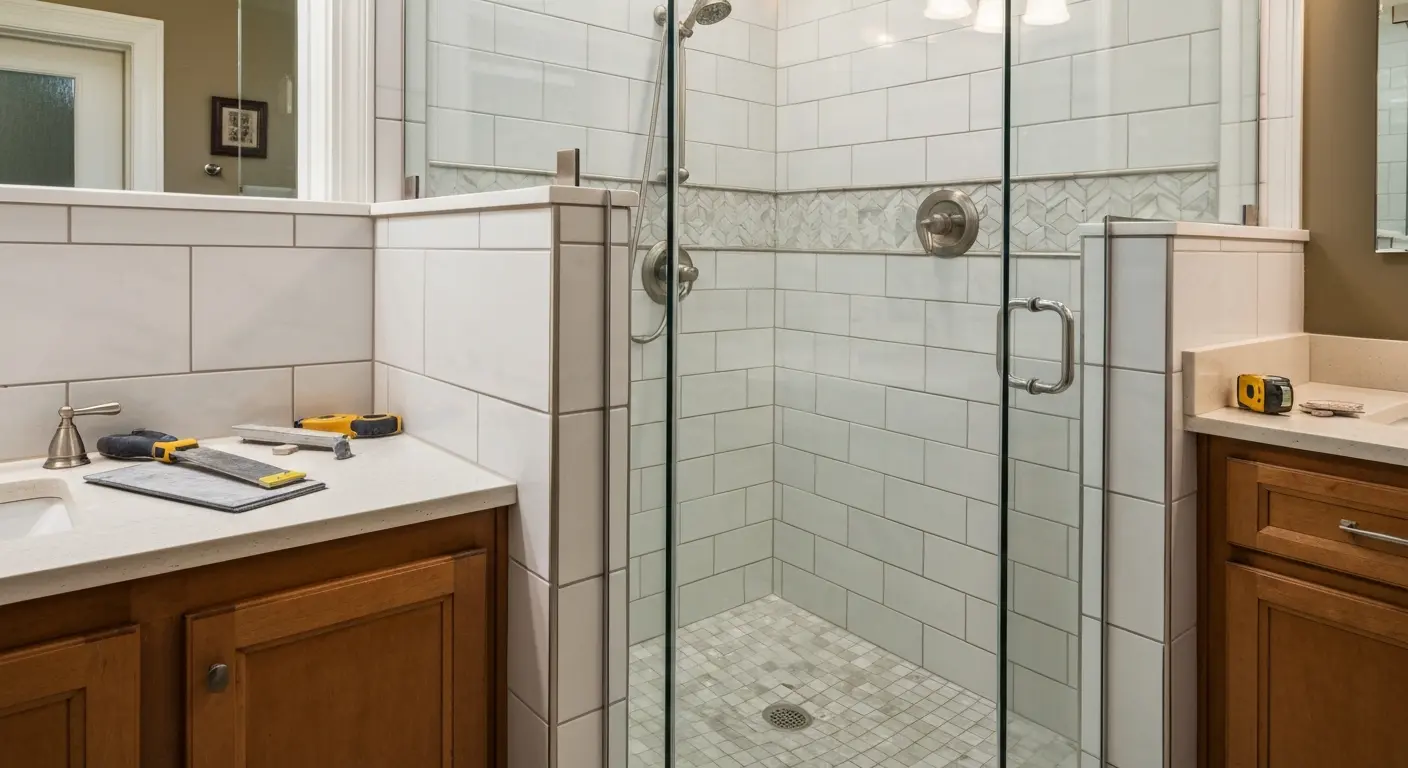 Shower and tub installation