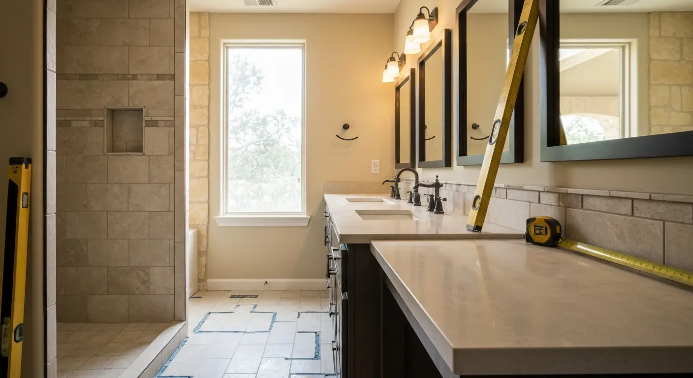 Custom bathroom remodel