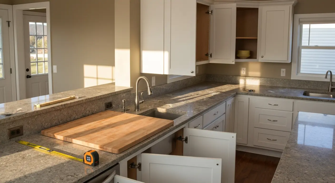 Cabinet and countertop upgrade