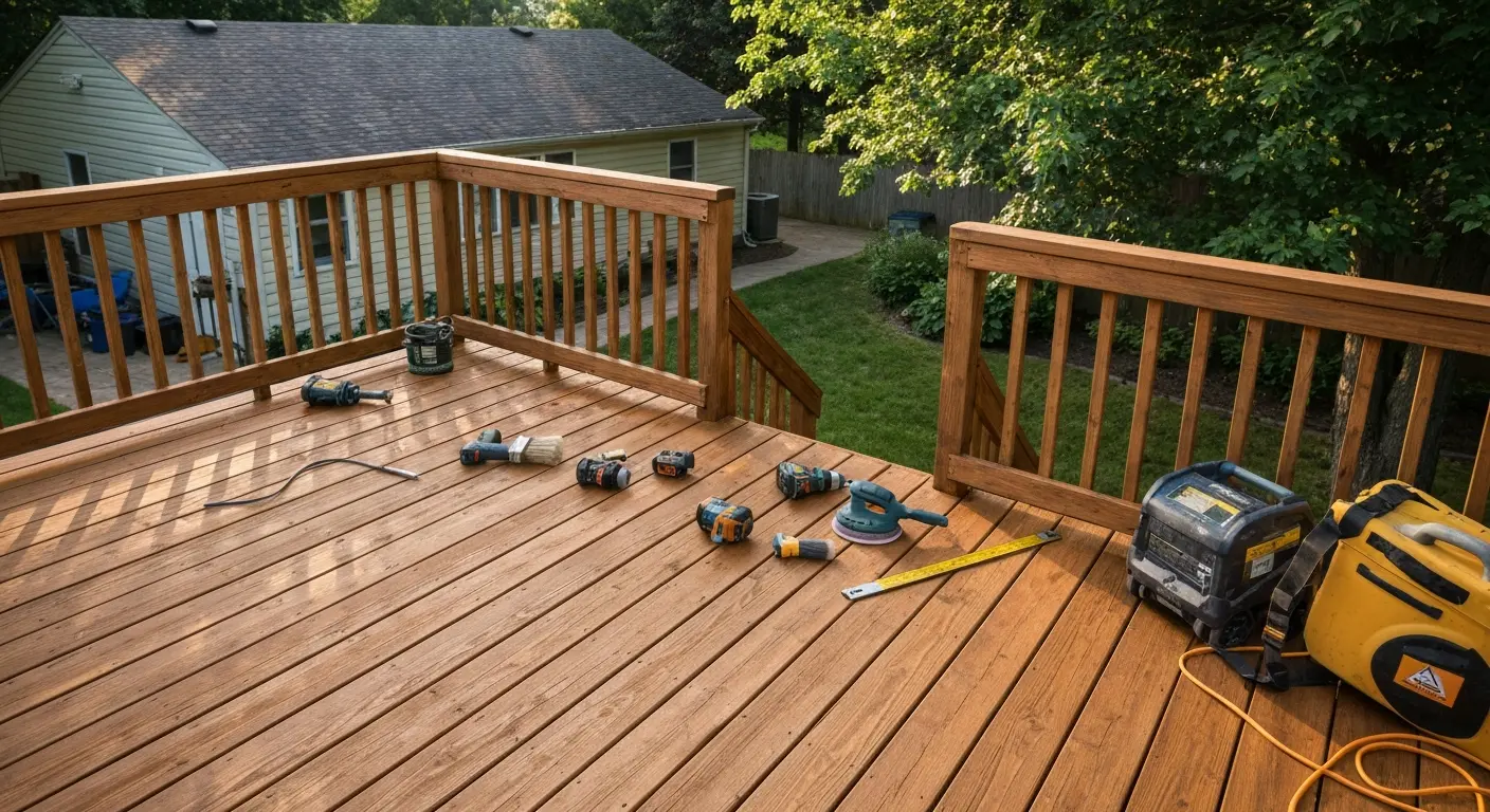 Deck repair and maintenance