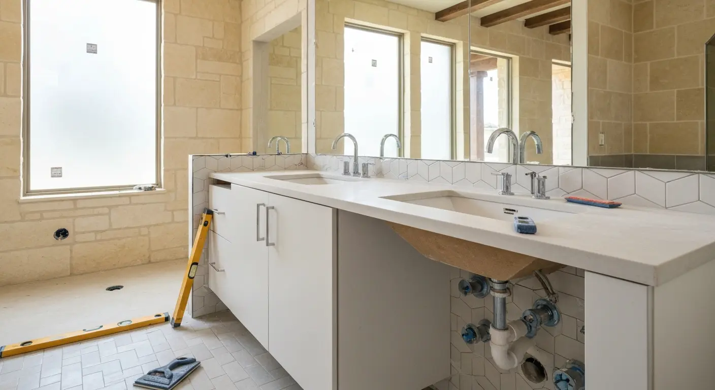 Custom bathroom remodel