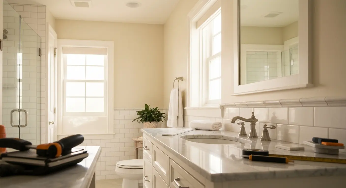 Custom bathroom remodel