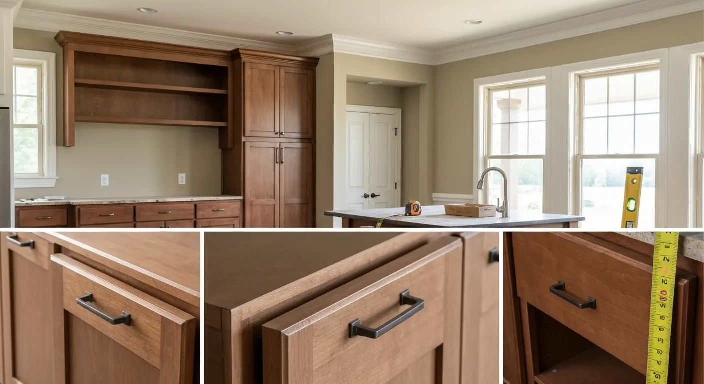 Custom cabinet installation