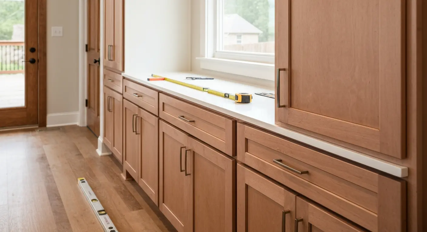 Kitchen cabinet installation