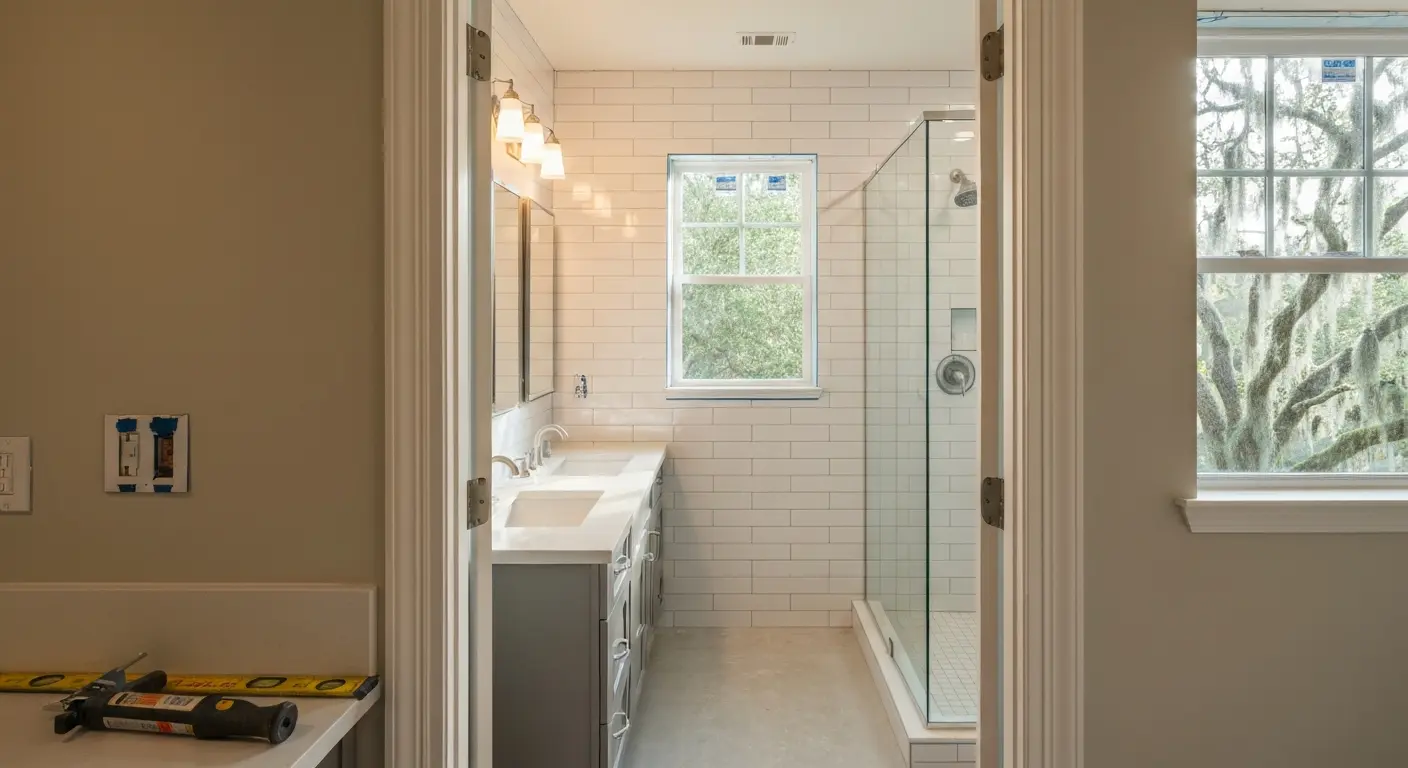 Bathroom addition project