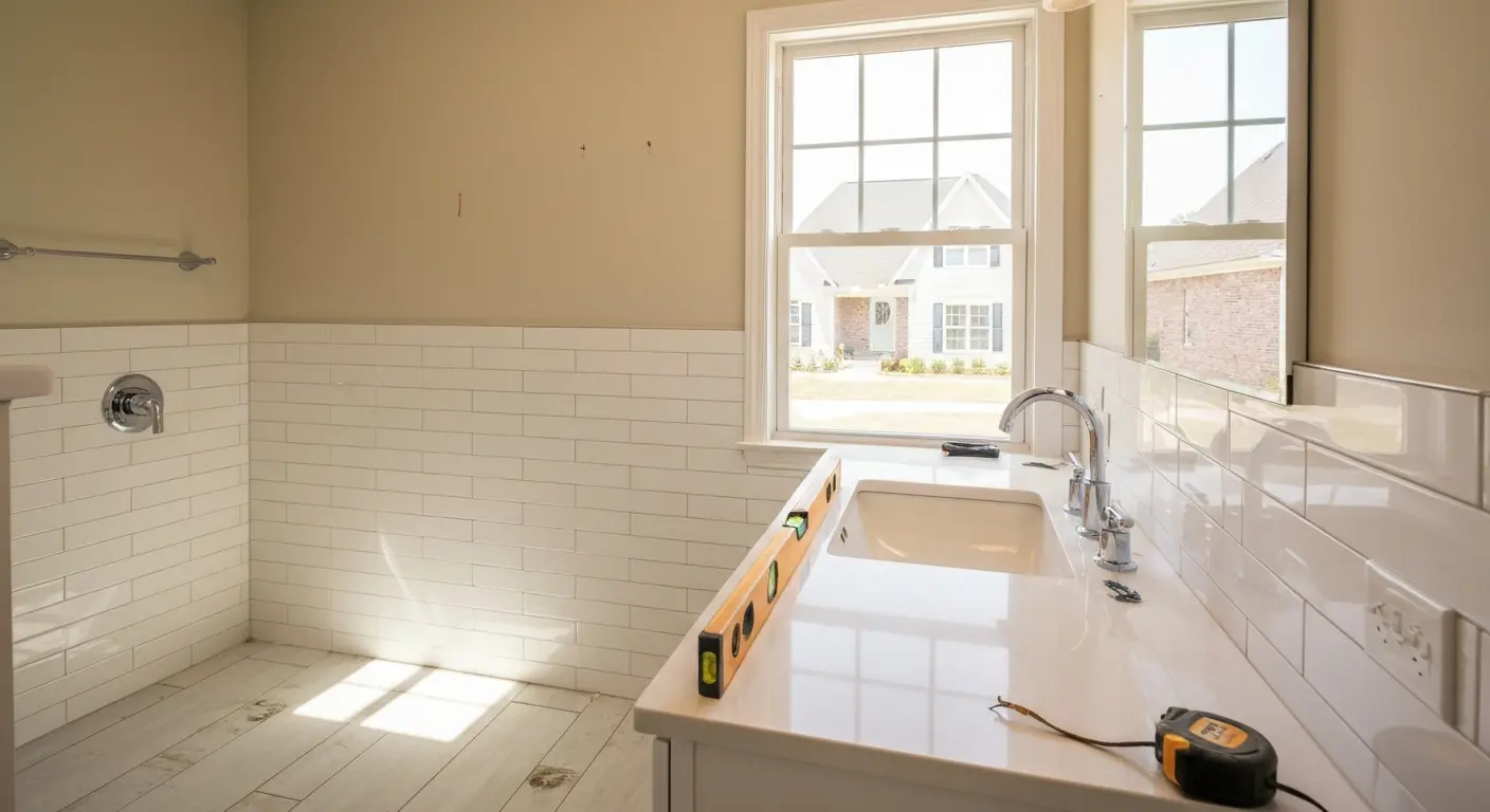 Custom bathroom renovation in Trussville