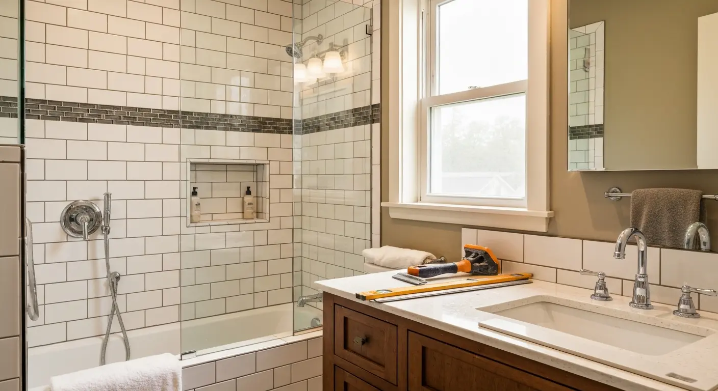 Bathroom renovation project