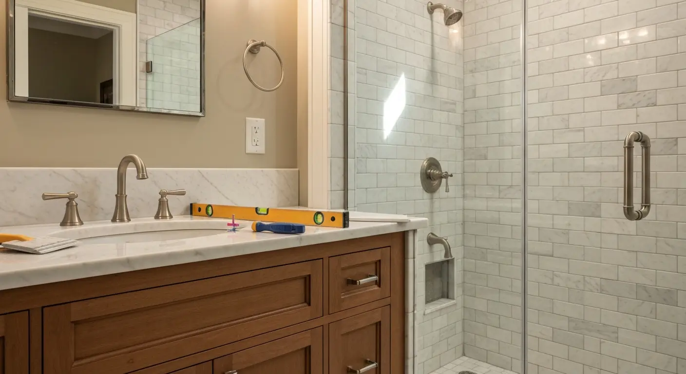 Custom bathroom remodeling