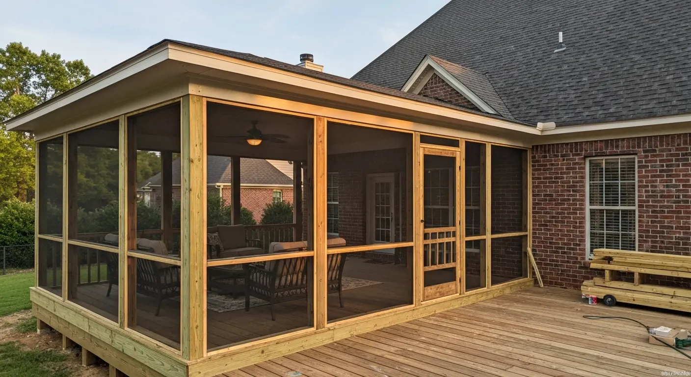 Covered deck