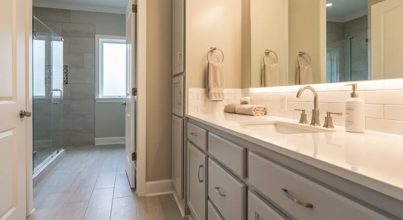 Custom bathroom remodel