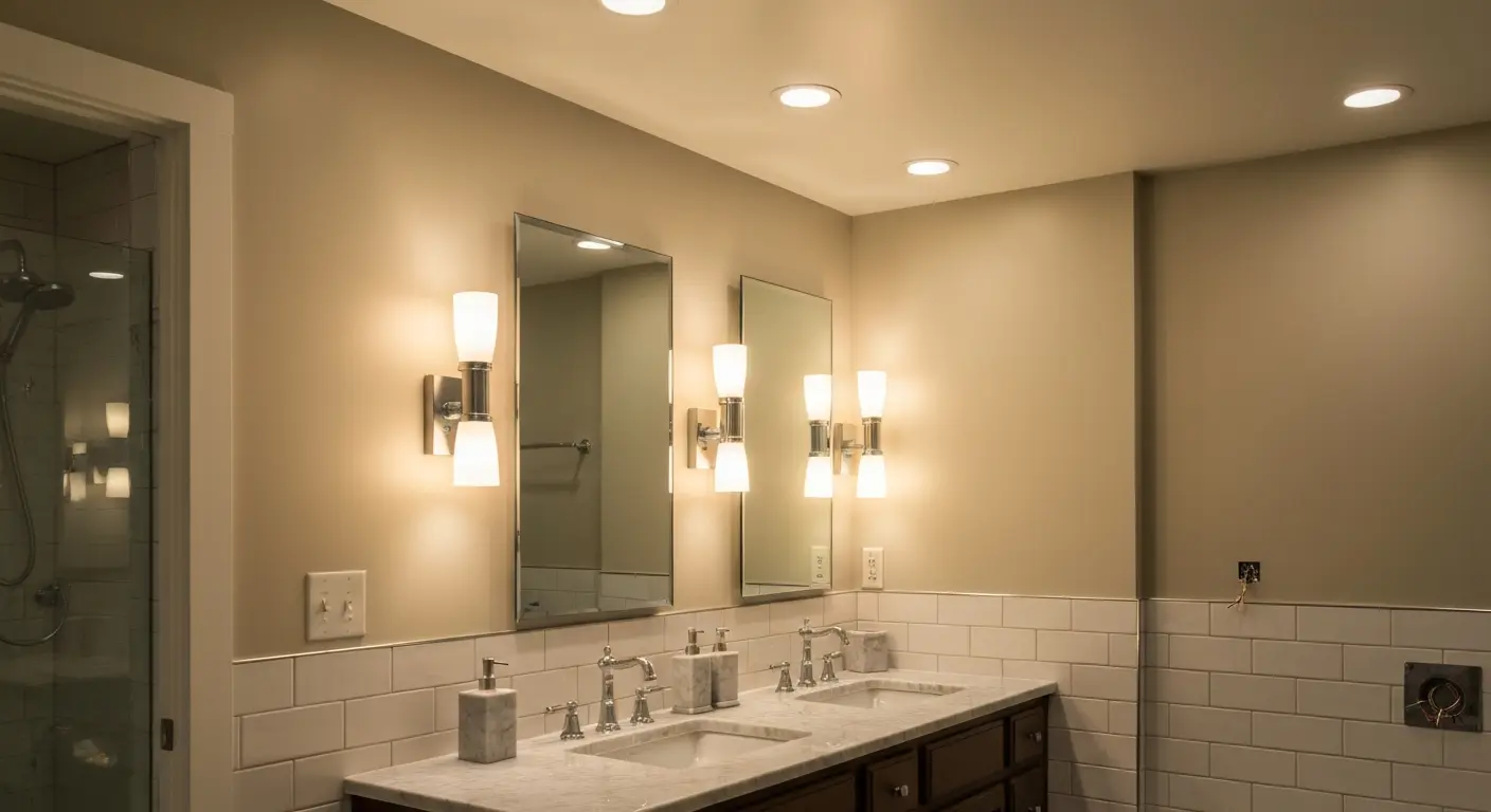 Bathroom lighting fixtures