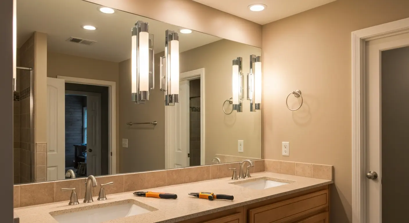Bathroom lighting fixtures