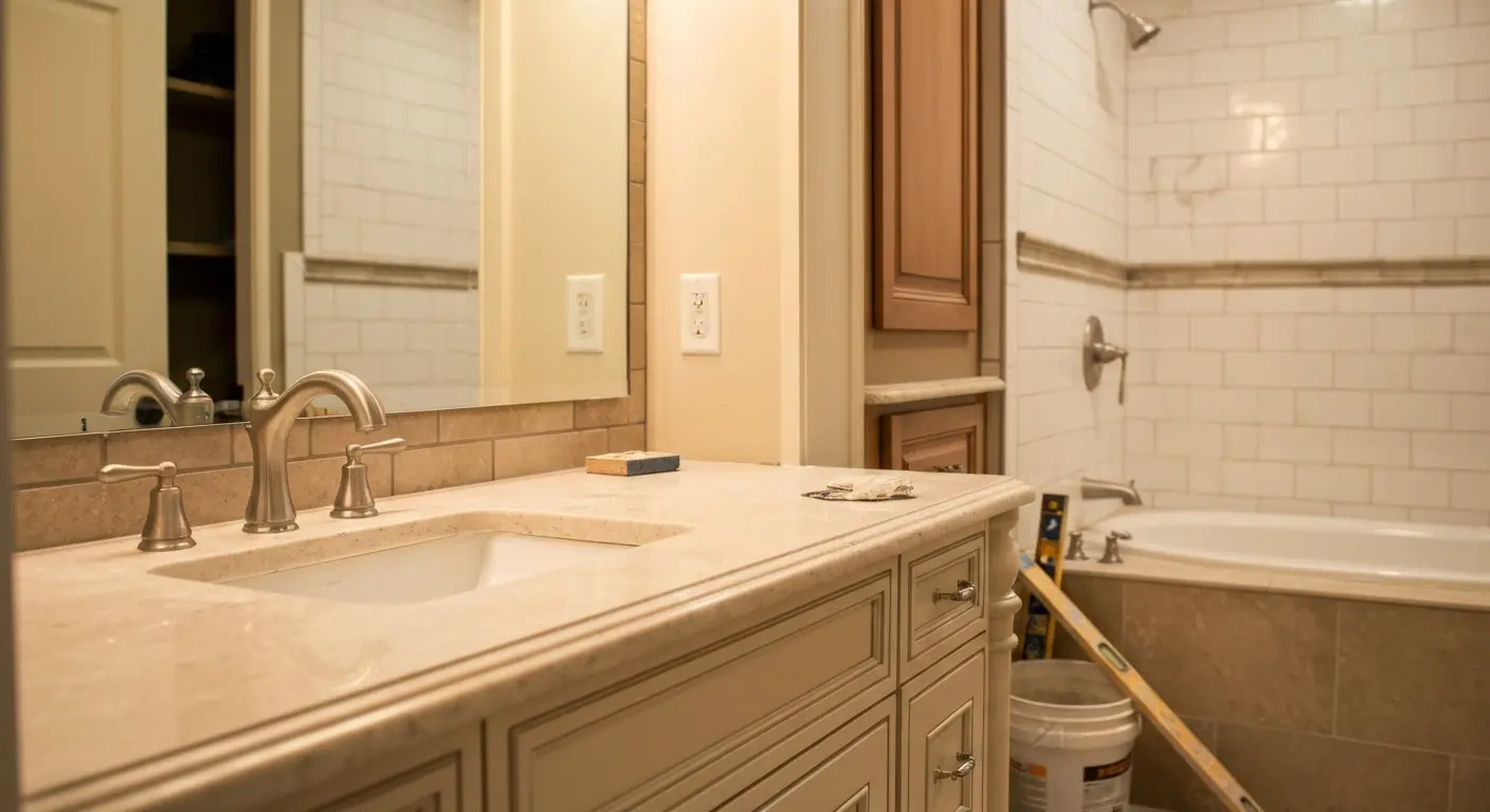 Master bath fixture upgrade