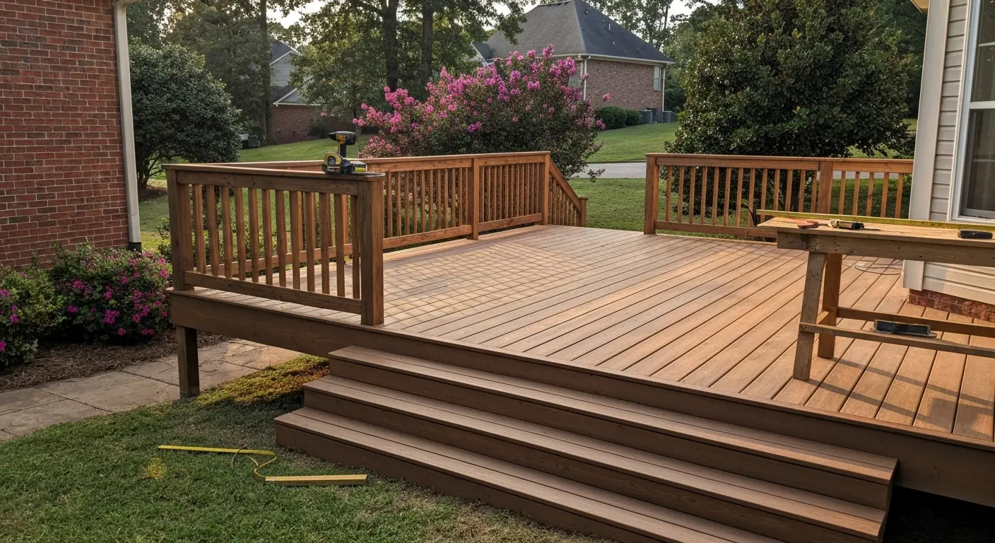 Residential deck project