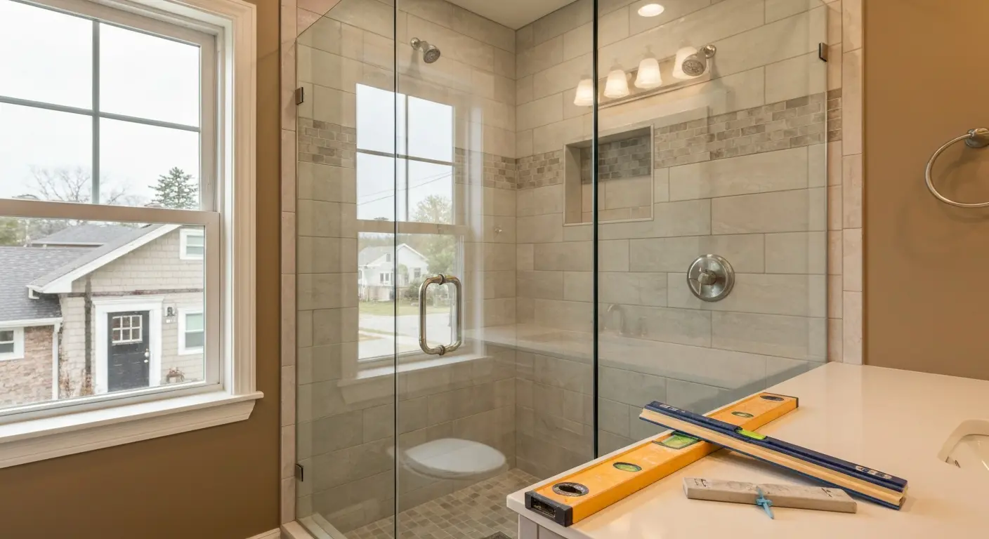 Shower and tub installation