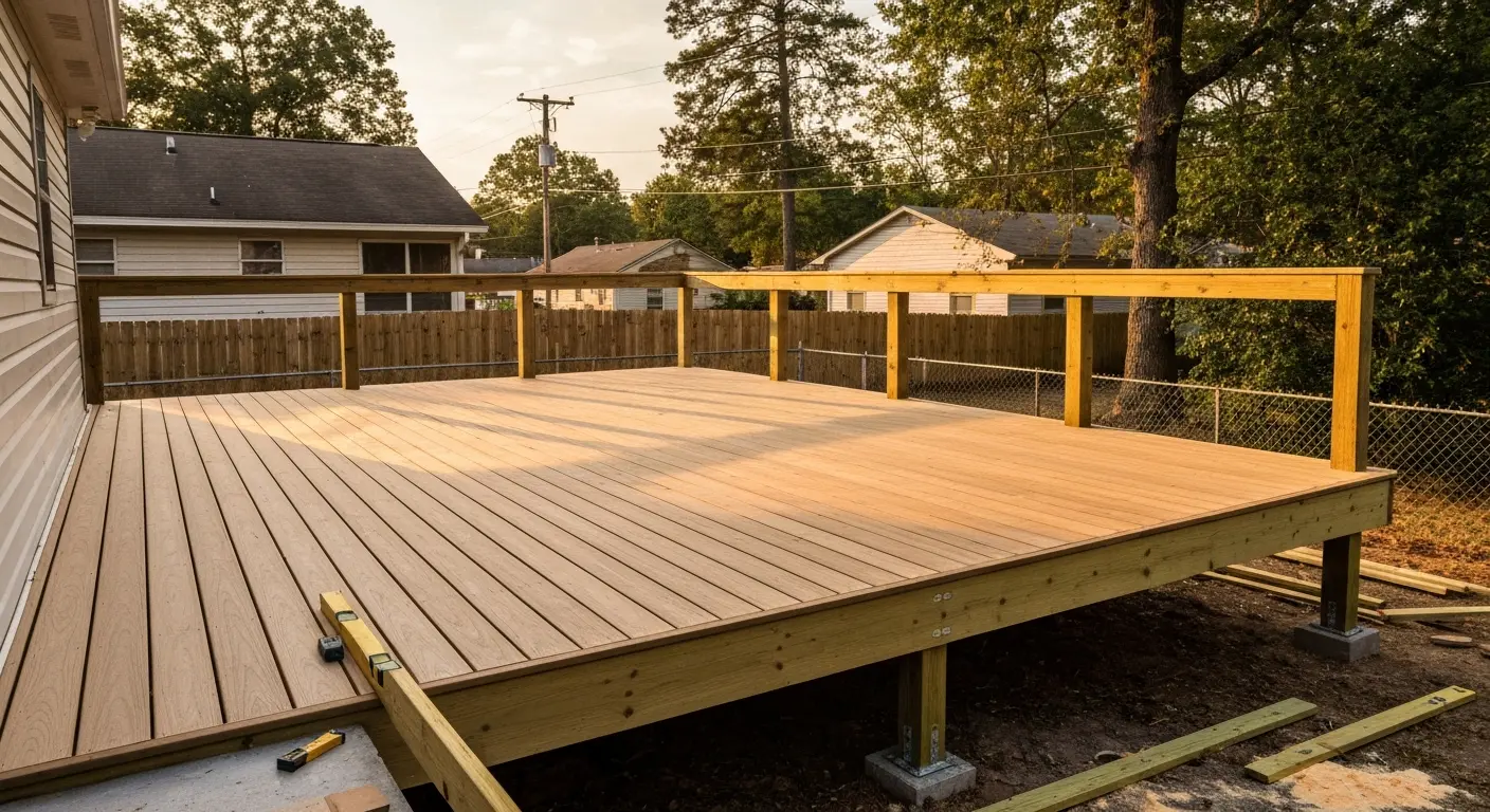 Freestanding deck