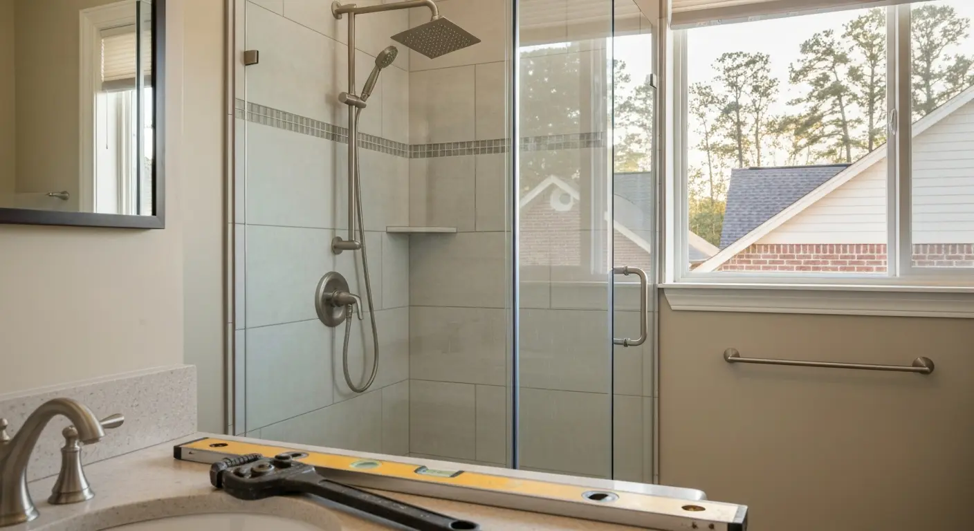 Shower and tub installation