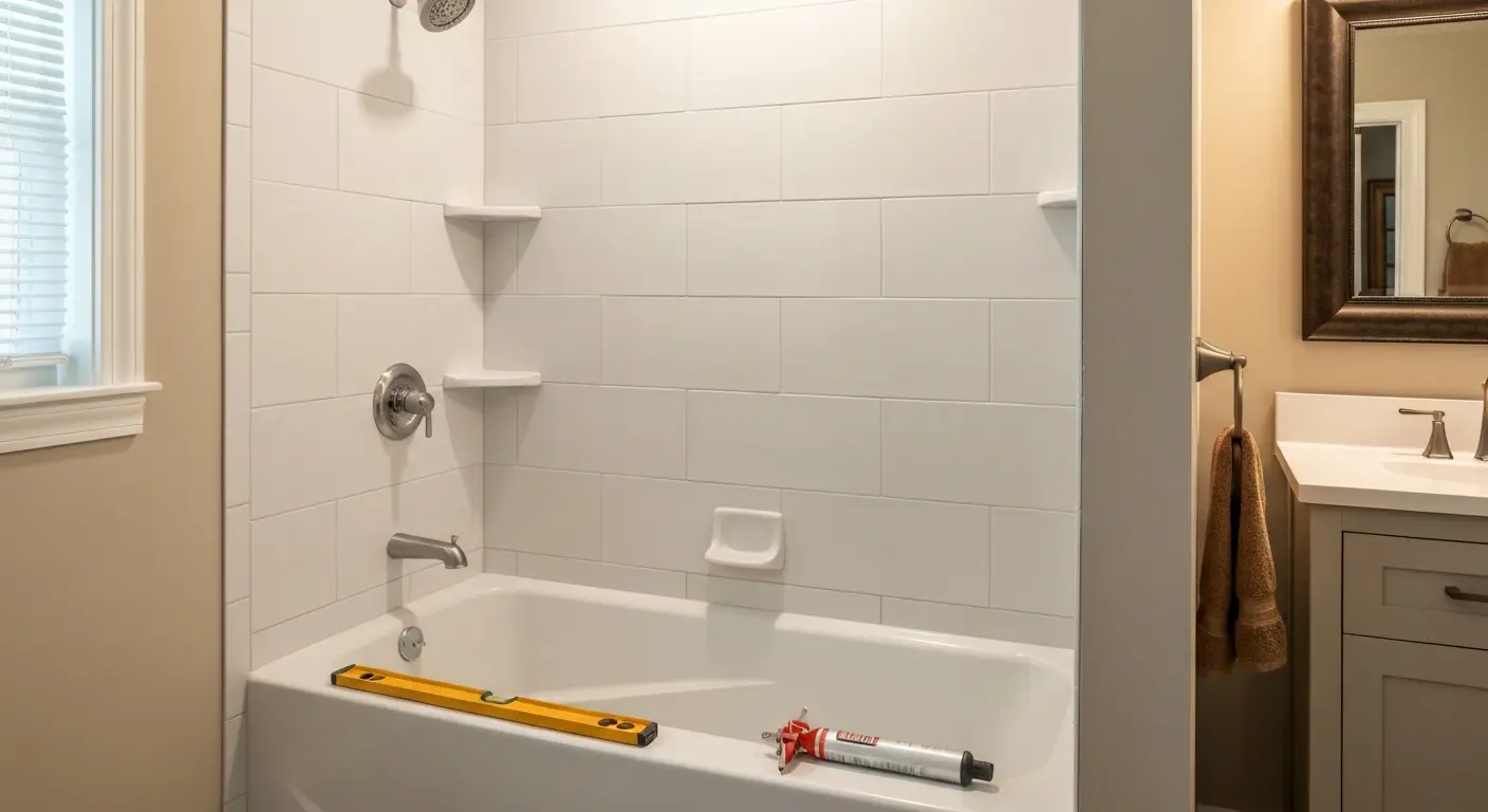 Shower-tub combo unit