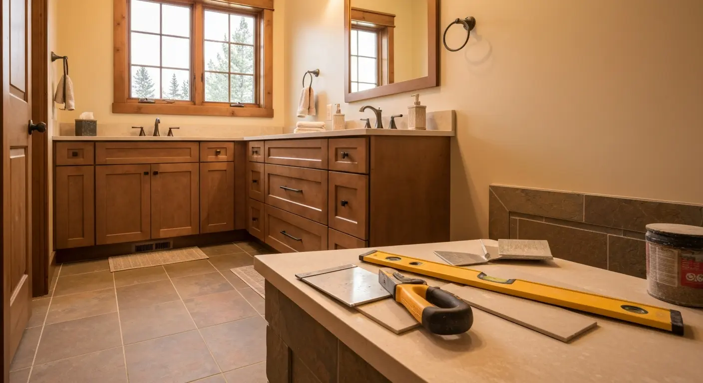 Custom bathroom remodel