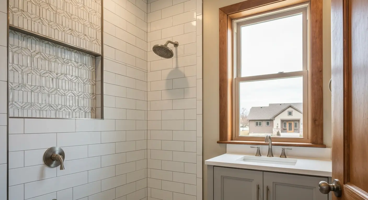 Custom bathroom remodeling project