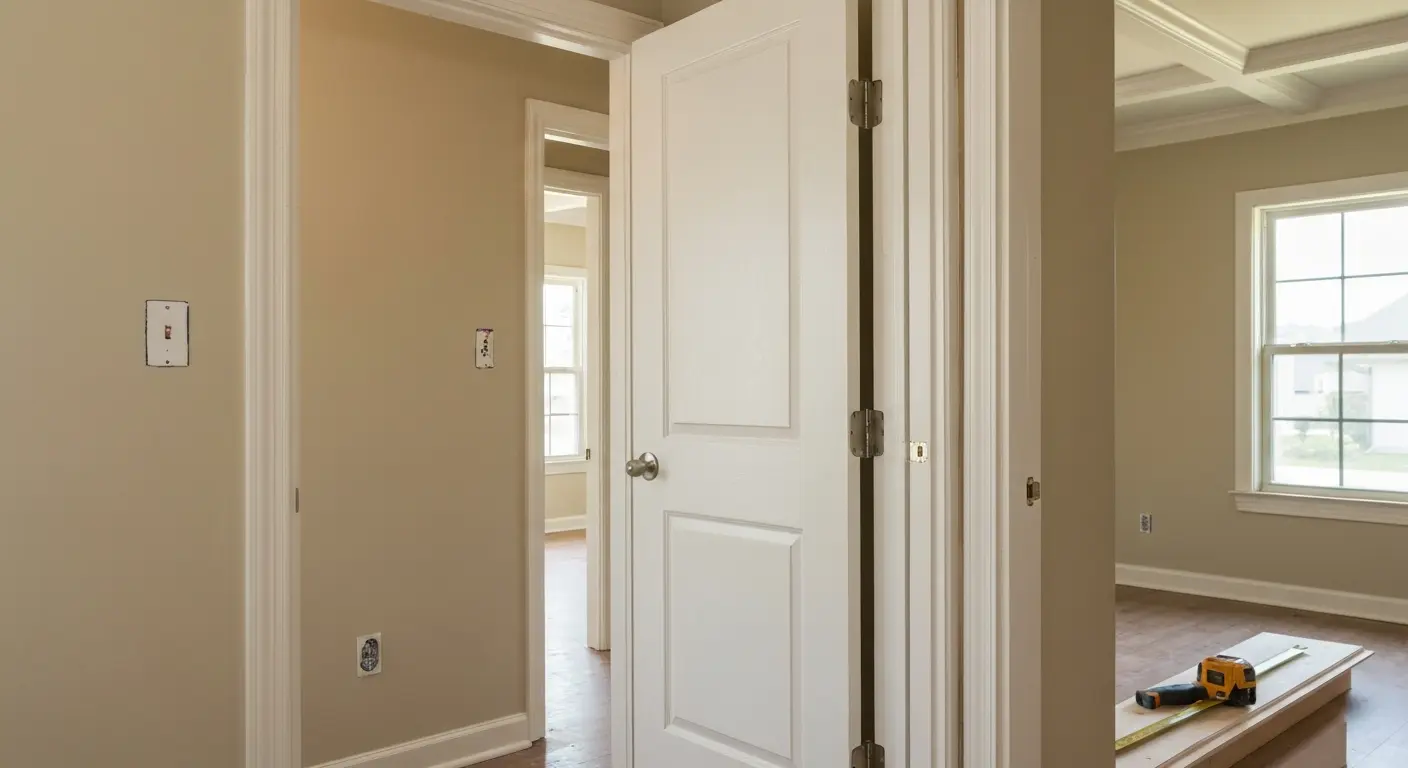 Interior door installation project