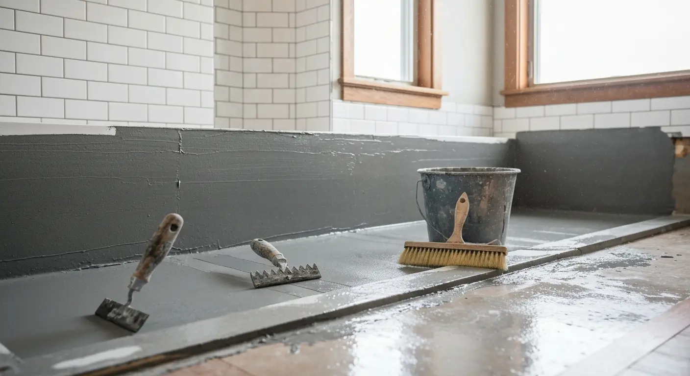 Waterproofing membrane application