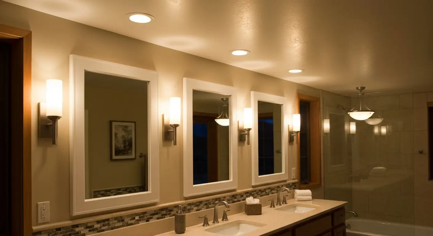 Bathroom lighting fixtures