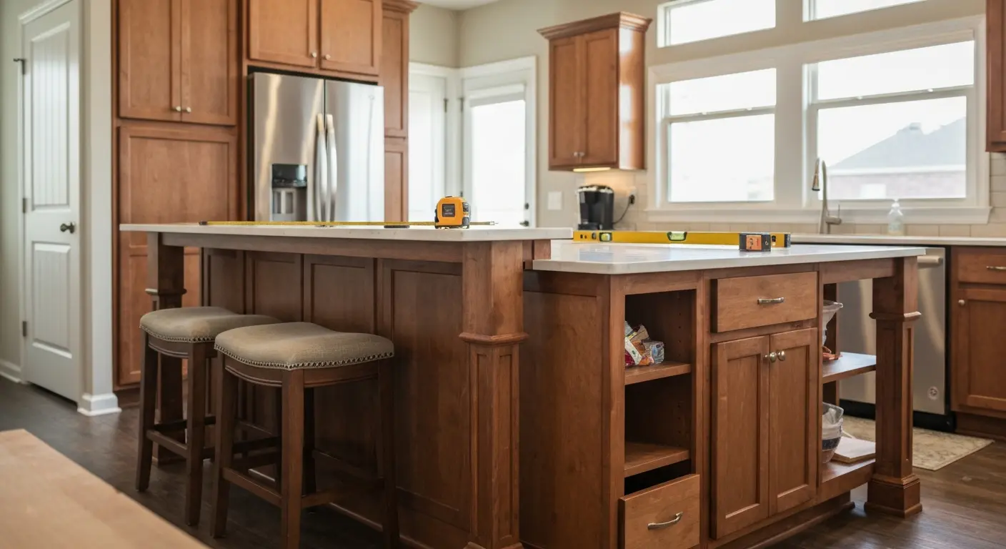 Custom kitchen island design