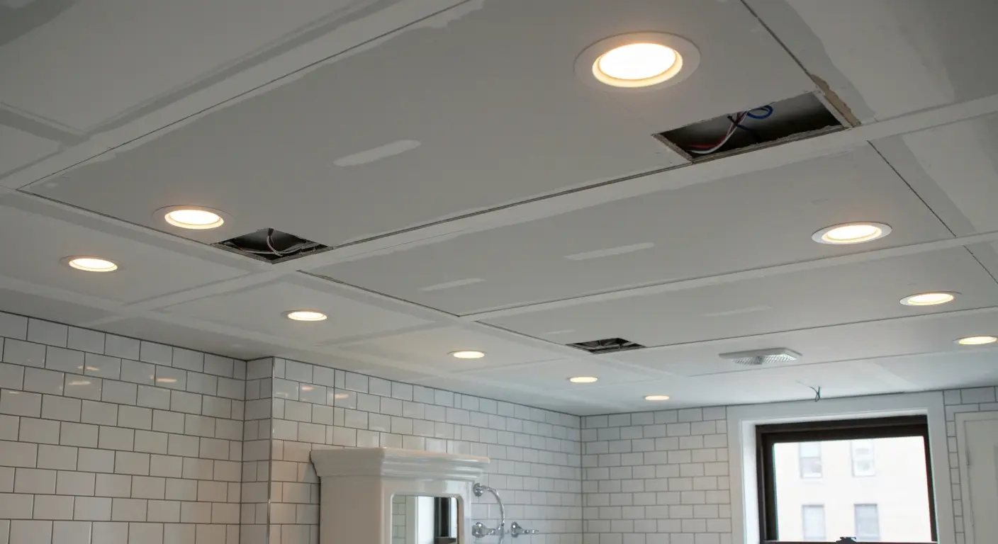 Recessed ceiling lighting