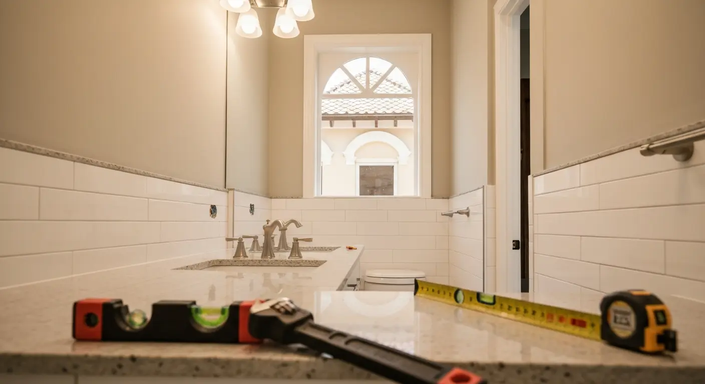 Custom bathroom remodel