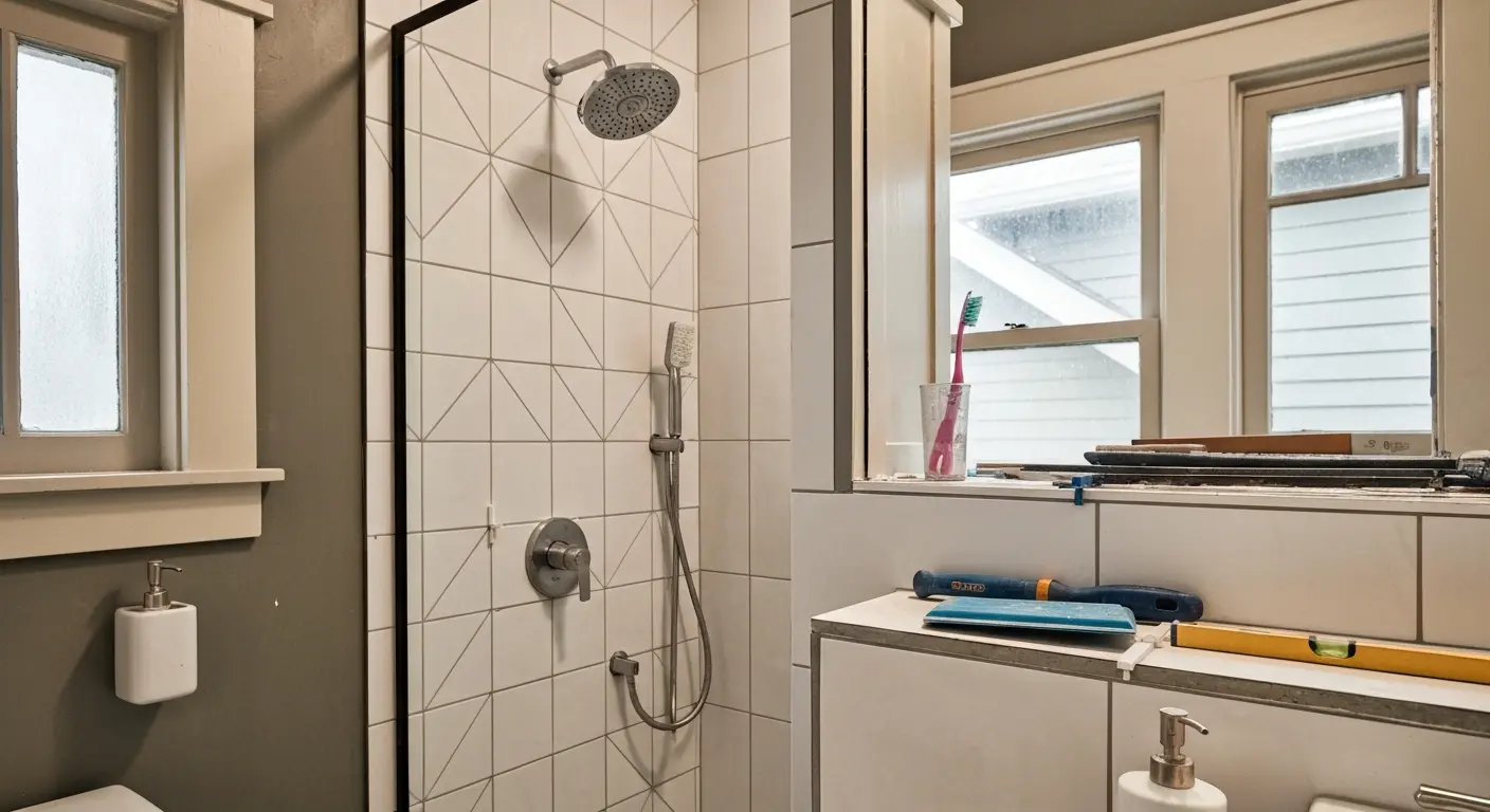 Shower upgrade project