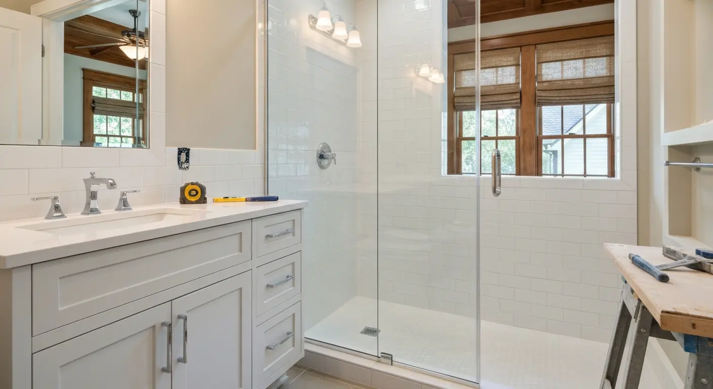 Bathroom remodeling project