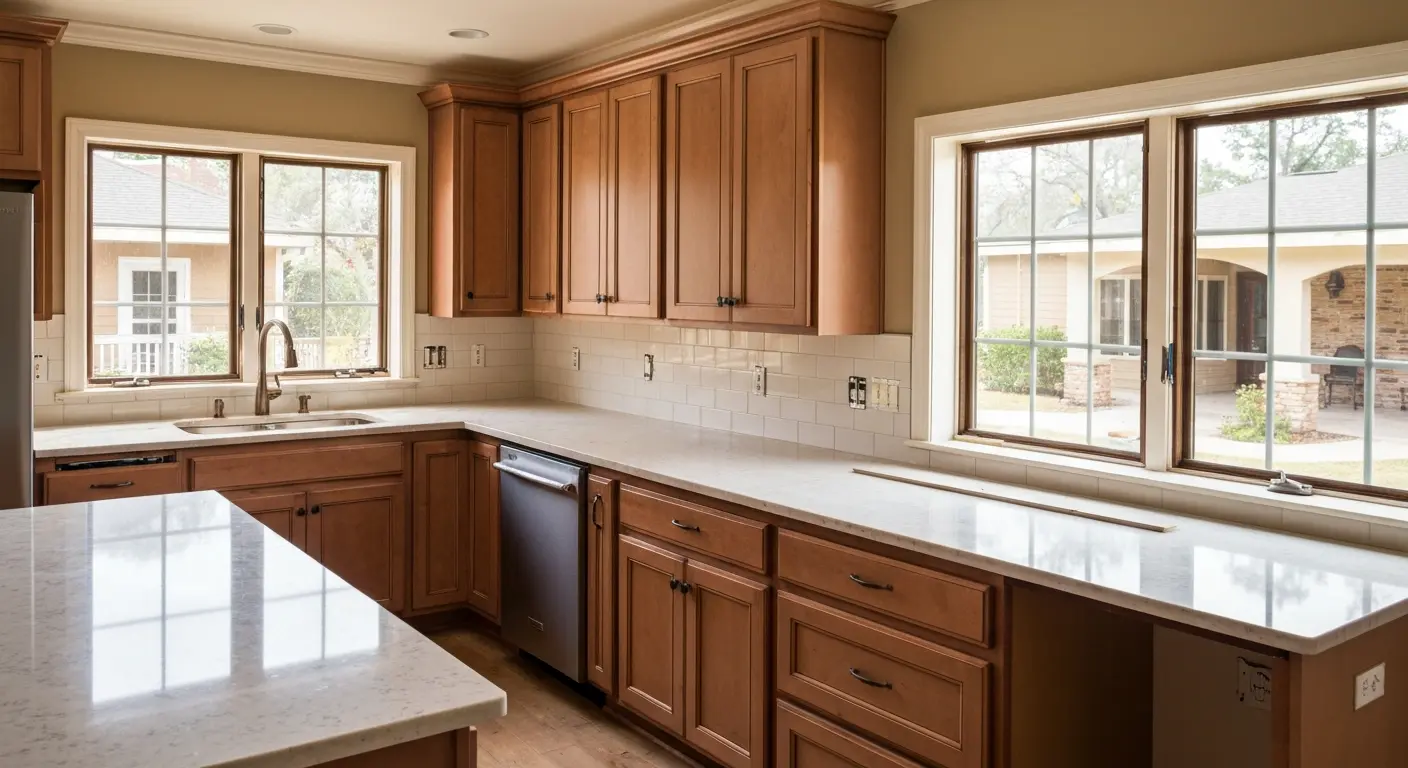 Modern kitchen layout design