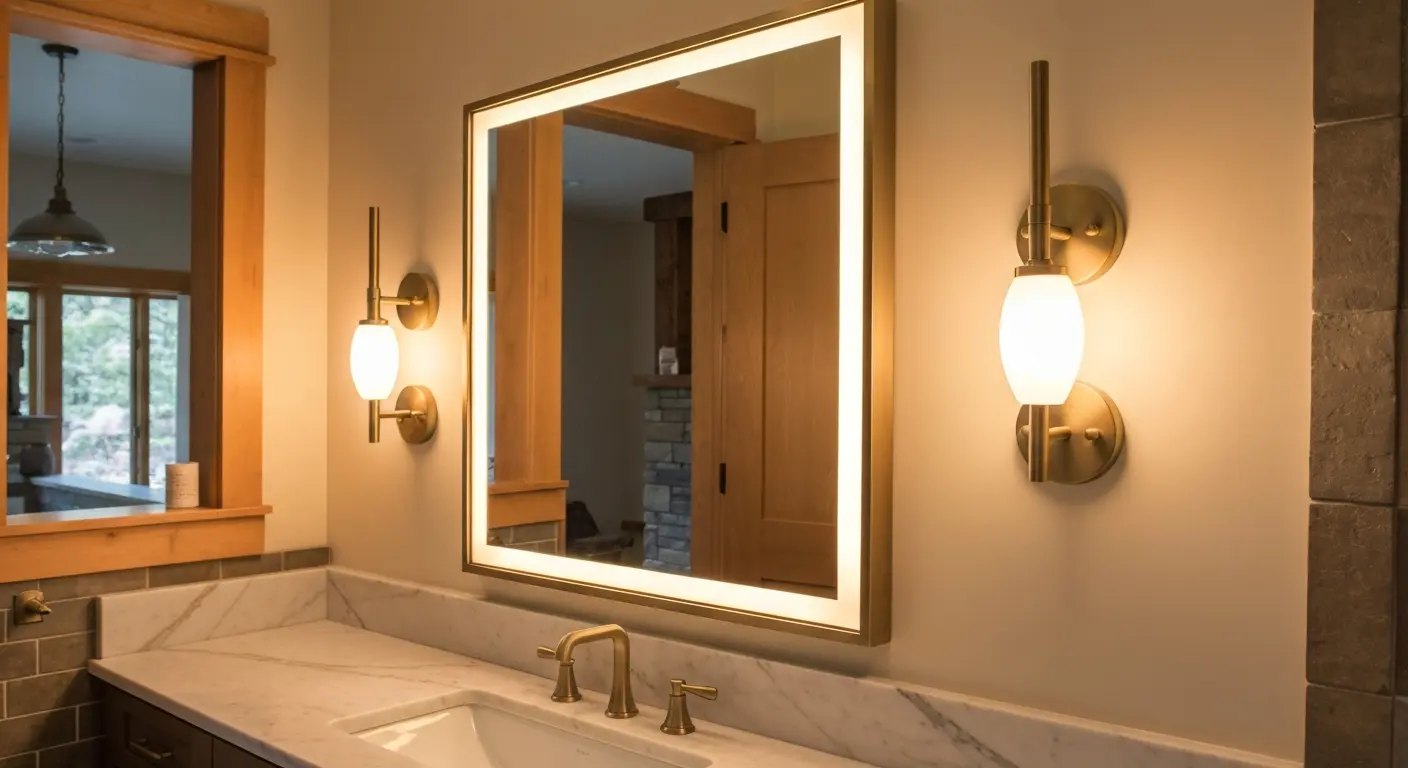 Bathroom lighting fixtures