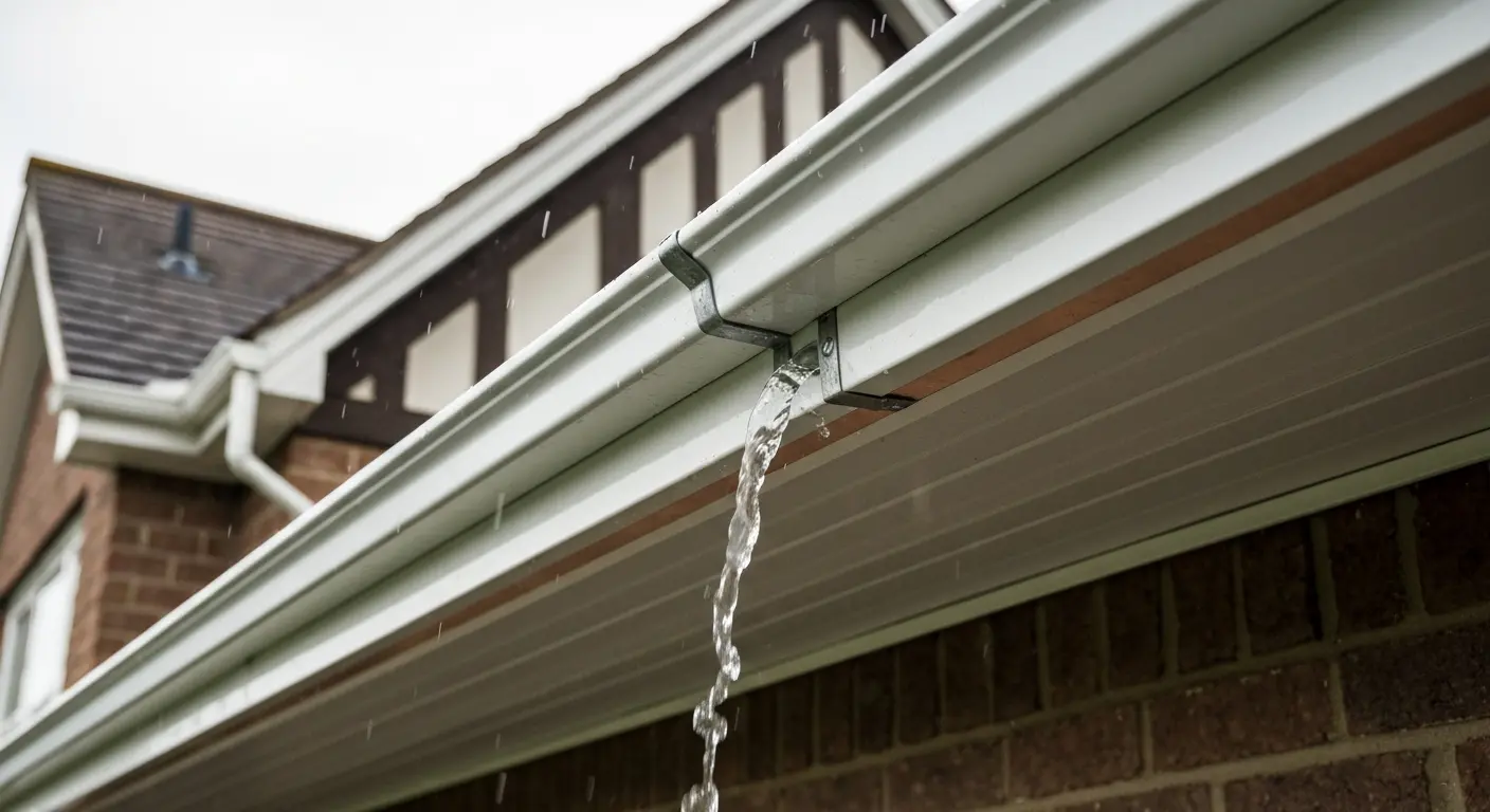 Gutter and soffit coordination