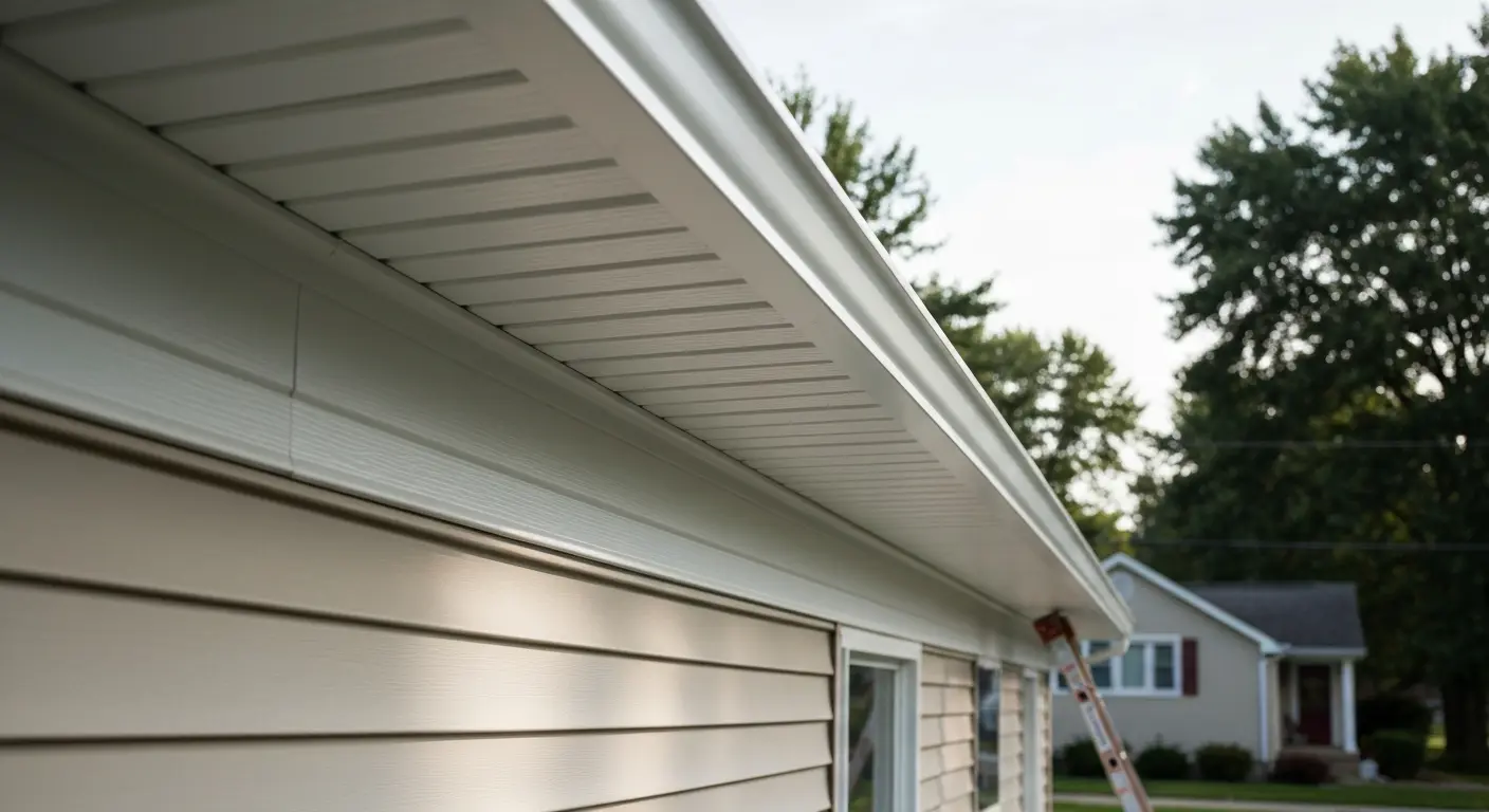 Soffit fascia installation