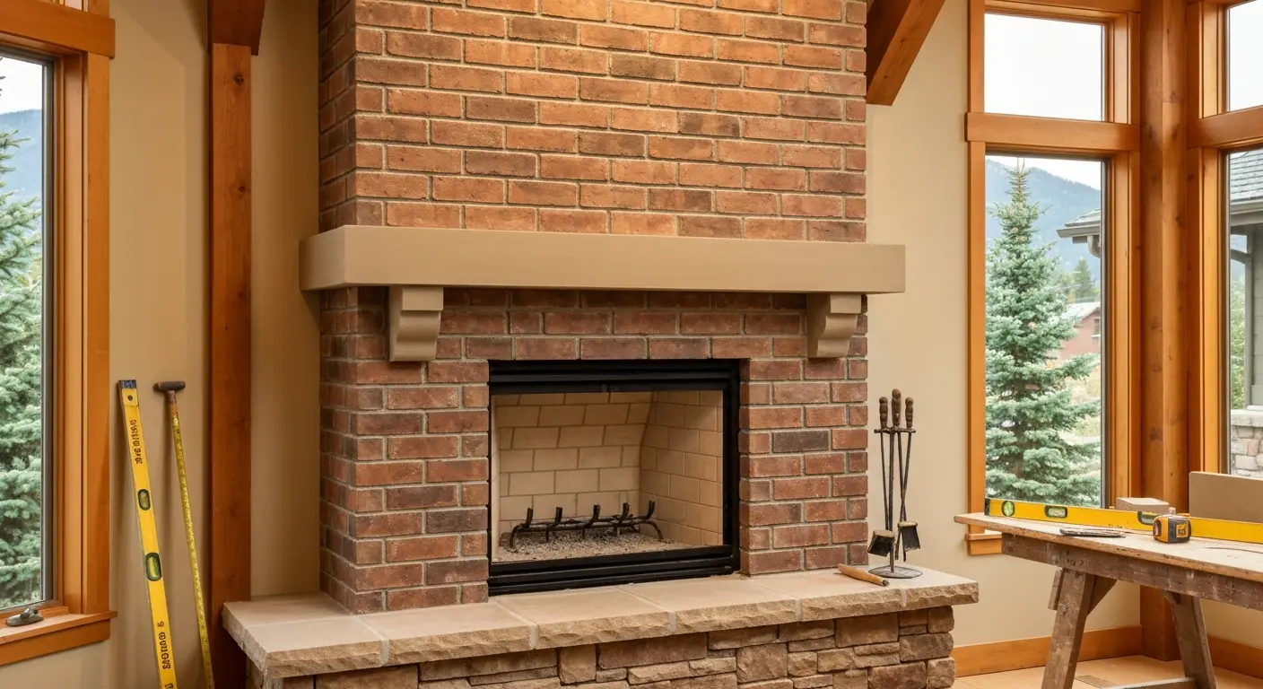 Fireplace masonry