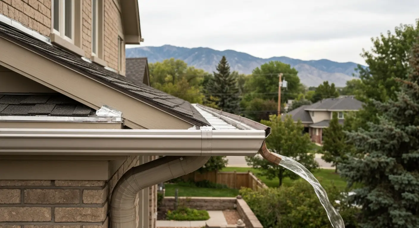 Gutter installation for new construction