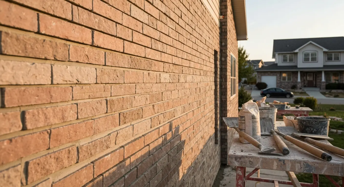 Brick and stone veneer installation