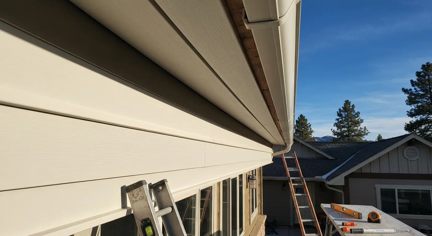 Soffit and fascia installation