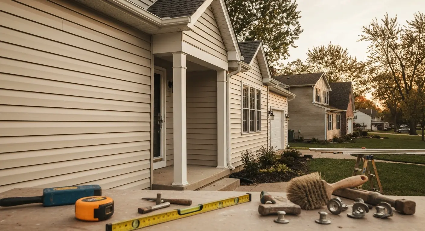 Exterior remodeling project