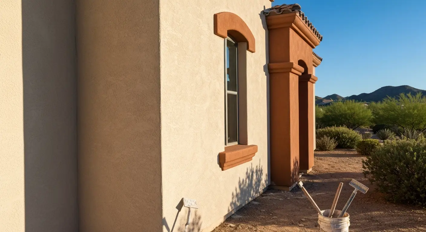 Stucco work