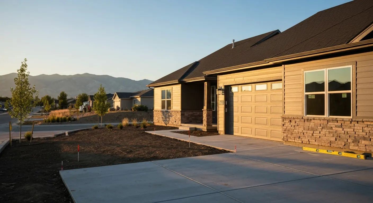 New residential construction project