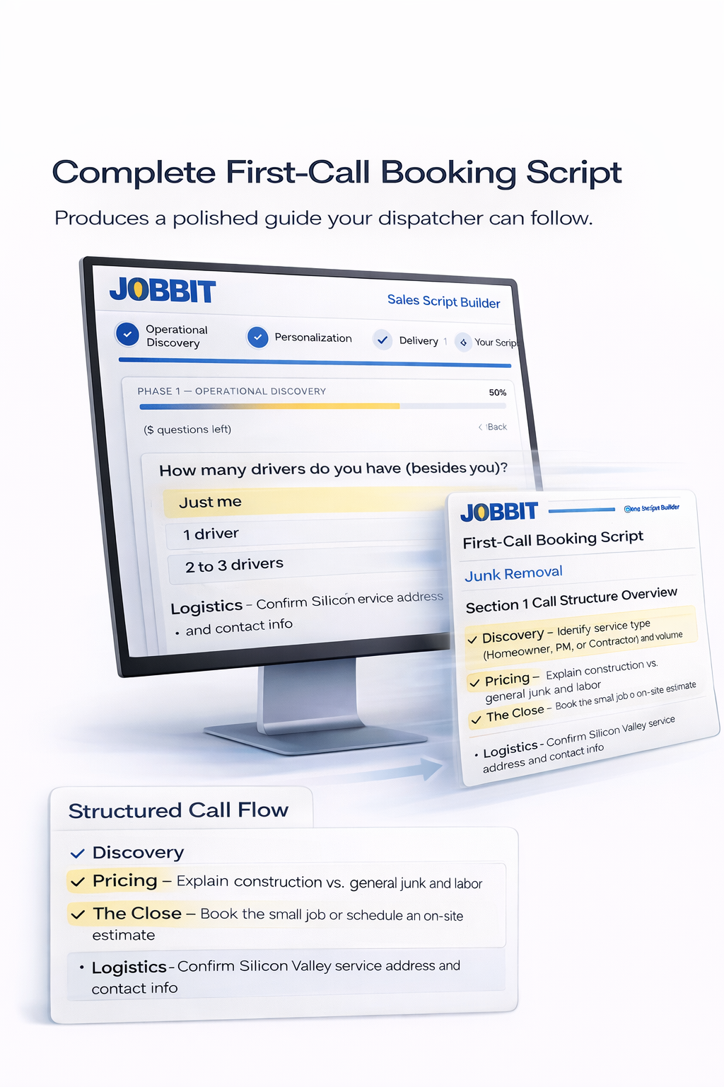 Booking script preview