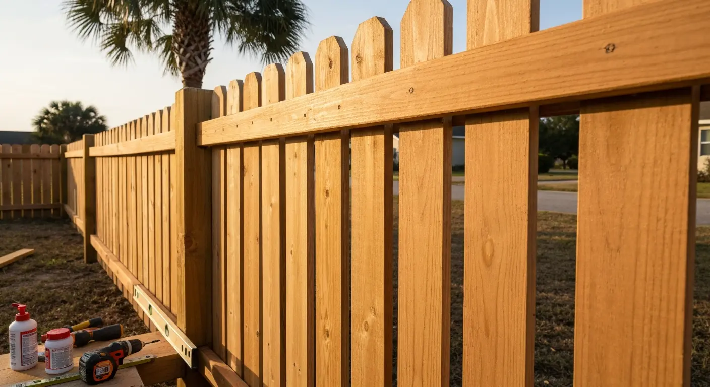 Board and picket fence repair