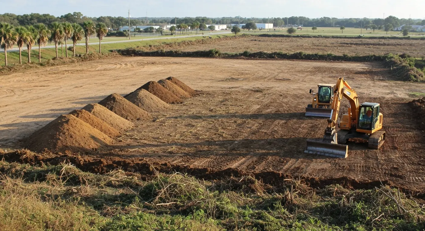 Land clearing and site preparation